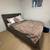 Queen Grey Upholstered Bed Frame with Storage 1 thumbnail