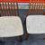 Mid century Modern Danish teak tall back dining chairs 6 thumbnail
