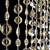Beaded glass curtain door wall decor partition event photo backdrop - NIB 2 thumbnail
