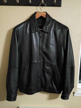 Claiborne lambskin leather jacket size medium 1