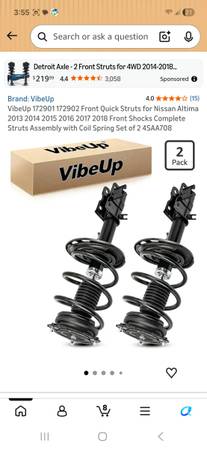 Front struts 1