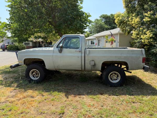 ‘87 Chevy 4x4 Short Bed Pickup $6,500 OBO - $6,500 (Chico, CA)63617754815491122