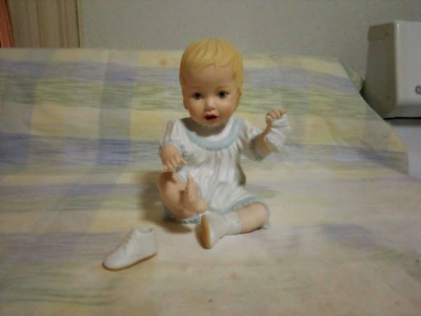 "Baby's First Shoes" Porcelain Doll 1