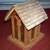 BIRD FEEDER seed House Wood Feed Decoration Window Shingle Roof 1 thumbnail