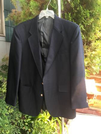 John Blair Navy Suit Jacket 1