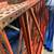 14ft x 48" Teardrop Pallet Rack Uprights – Orange | Heavy Duty 6 thumbnail