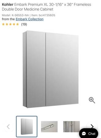 Kohler Medicine cabinet -30*36 1