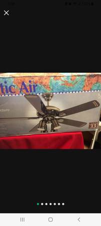 Atlantic Air 52” Ceiling Fan With Light Fixture $25 OBO 1