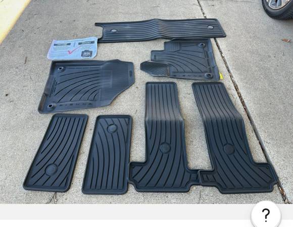New Genuine Toyota Sienna 2021-2025 All Weather Floor Mats 7 Passenger 1