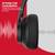 Monster Mission 100 Wireless Bluetooth Over Ear Headphones, Black, NEW 5 thumbnail