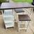 3 PIECE COUNTER HEIGHT DINING SET WITH SHELVES 4 thumbnail