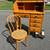 HARDWOOD SOLID OAK ROLL-TOP DESK FOR SALE 12 thumbnail