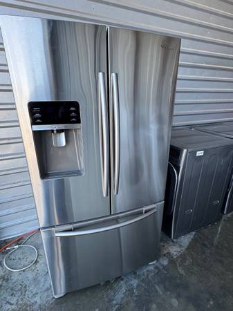 Refrigerator French 3 door stainless steel 1