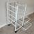 White Wire Basket Mobile Cart 4 thumbnail