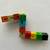 Nice! Wooden Twist Cubes Puzzle Fidget Multi Colored Flexi Stretch 7 thumbnail