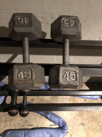 dumbells hex 1
