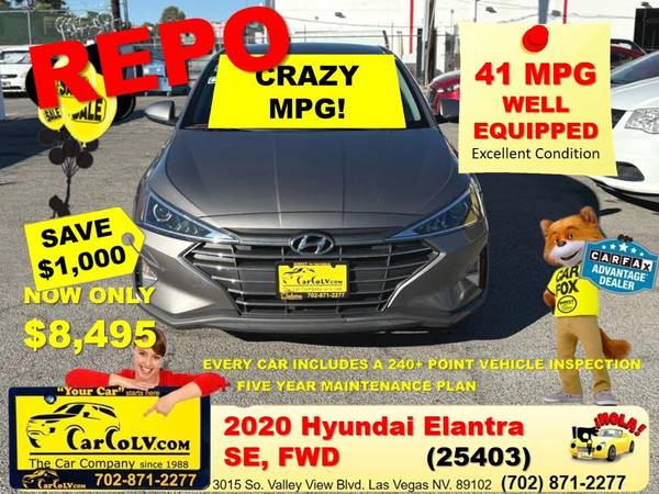2020 Hyundai Elantra SE, FWD (25403) 1