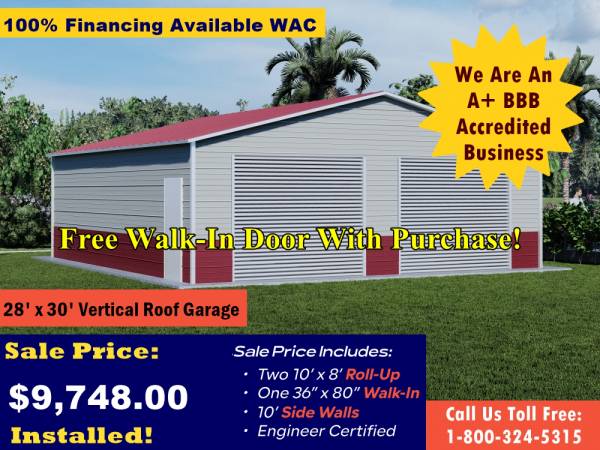 Take 30% Off And Get A Free Walk-In Door! 1