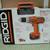 RIDGID LIKE NEW 3/8" 12V DRILL DRIVER, BATTERIES, CHARGER, CARRY CASE 2 thumbnail
