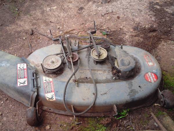 John Deere scotts mower deck 1