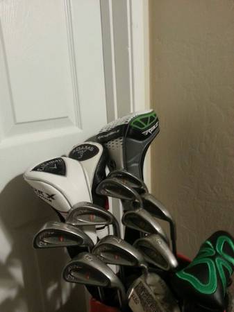 tall Ping full golf clubs set and bag 1