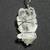 Quartz Crystal Double Cluster Pendant, seldom seen 2 thumbnail