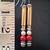 Bullet brass earrings 20 thumbnail
