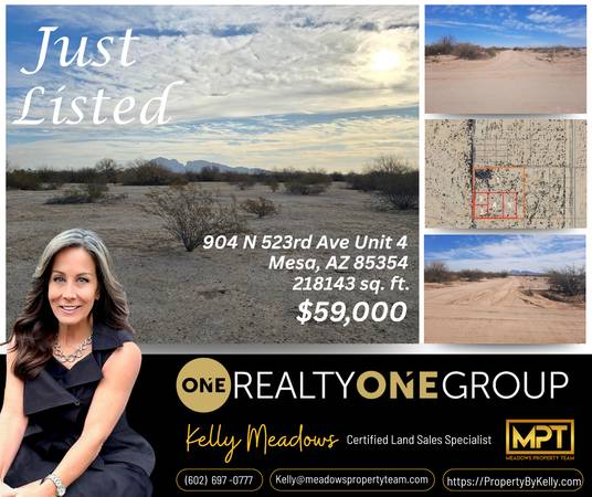 Affordable 5 Acres in the Harquahala - $59,000 1