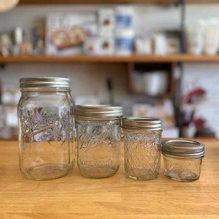 ISO free canning glass jars 1