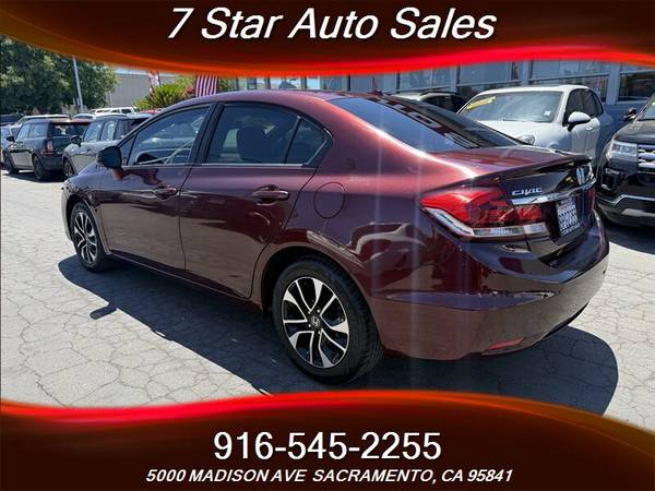 2013 HONDA CIVIC EX w/Navi *** CLEAN TITLE ** GAS SAVER ** $2500 DOWN - $10,999 (5000 MADISON AVE | CALL/TEXT 916-884-6010)63496338786051123