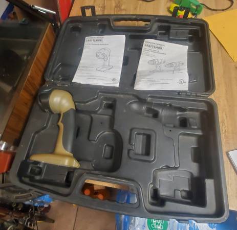 Sears Craftman professional Rechargeable Drill Work Light Mostly Empty 1