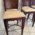 Set of 3 Solid Wood  Bar Stools w/ Cushioned Seating 7 thumbnail