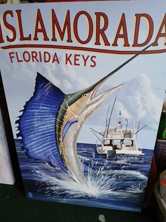 Sail Fish and Boat at the Florida Keys 1
