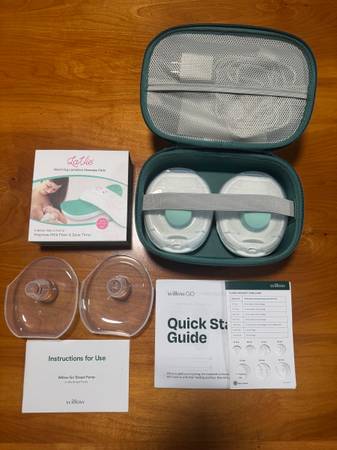 Willow Go Breast Pump with LaVie Massagers 1