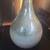 Vintage large seeded frosted glass vase 18" 6 thumbnail