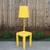 Mid Century Yellow End Table Side Table Floor Lamp Floor Light 2 thumbnail