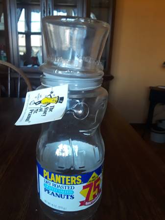 Mr Peanut 75th aniversary jar 1