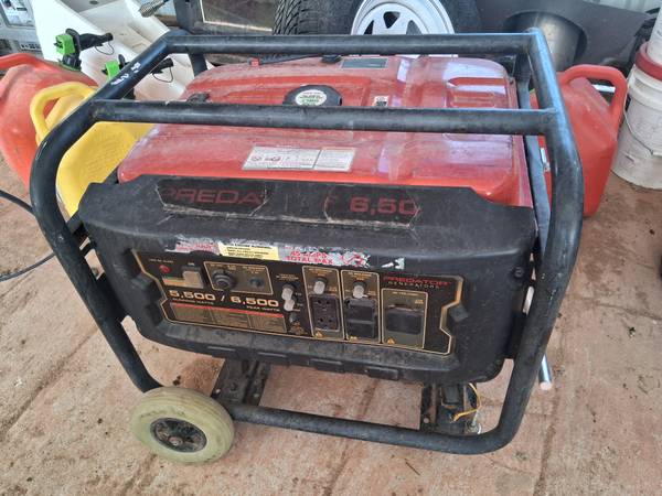 Predator 6,500peak watts generator 1