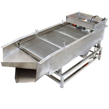 110V Full Stainless Steel Linear Vibrating Screen 8mm 6mm #230226 1