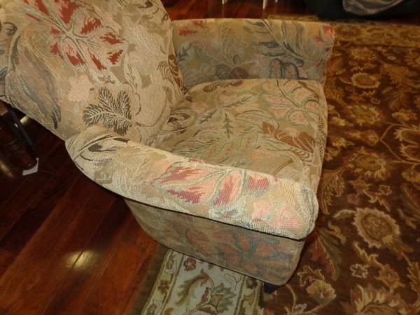Crate and Barrel upholstered chair Lounge chair Living Bedroom 1