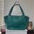 Coach Teal Leather Shoulder Bag - Authentic 1 thumbnail