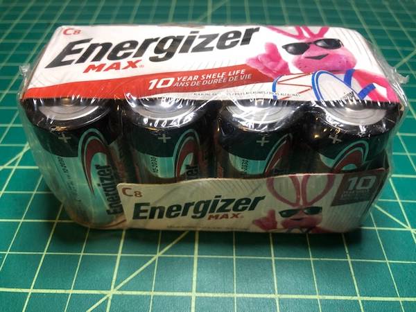 C Batteries - Energizer C Max sealed box of 8 1