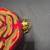 Vintage West Germany Hand Painted Red & Gold Rose Christmas Ornament 2 thumbnail