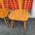 A set of four Dining Room Chairs with rounded backs 9 thumbnail