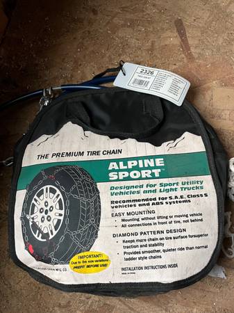 ALPINE SPORT TIRE CHAINS #2326 1