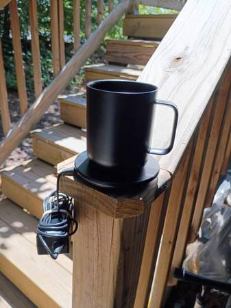 Ember 10 oz. Temperature Control Smart Ceramic Mug - Black 1