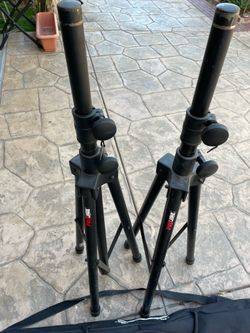 2 Professional Grade heavy Duty Speaker Stands In Perfect Condition 1