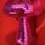 PINK MIRRORED-COVERED GLASS MUSHROOM #1 14 thumbnail