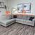 FREE DELIVERY Gray Sectional Couch 3 thumbnail