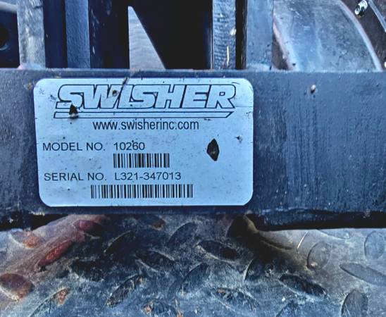 SWISHER MOUNTING KIT Model 10260 1
